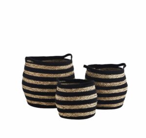 Striped Cotton Baskets