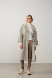 Wool mix coat