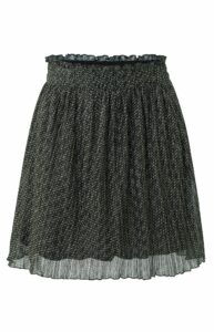 Jersey plisse skirt